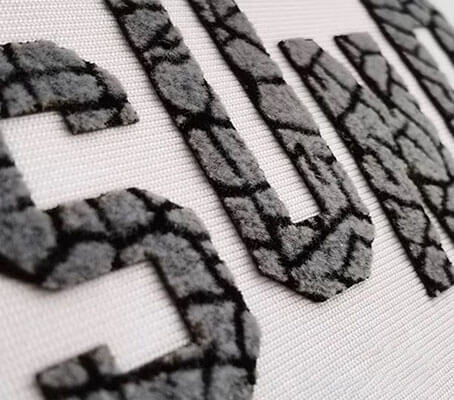 Flock printing